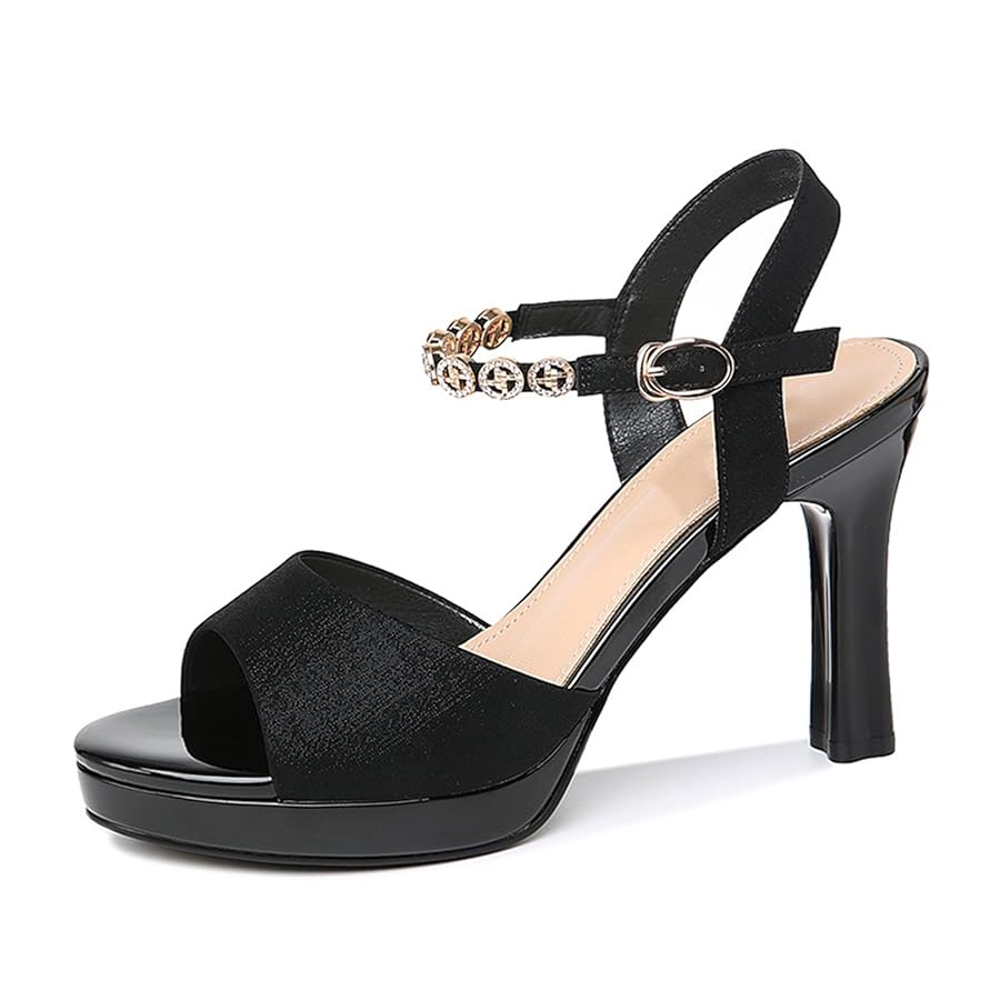 靴 OPEN TOE SANDALS Lovskoo 2024 Platform Sandals Women Open Toe Buckle Ankle